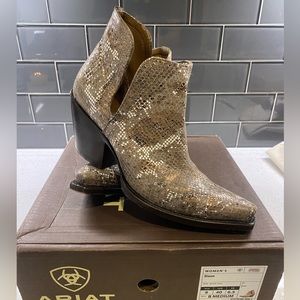 Ariat Snakeskin Booties